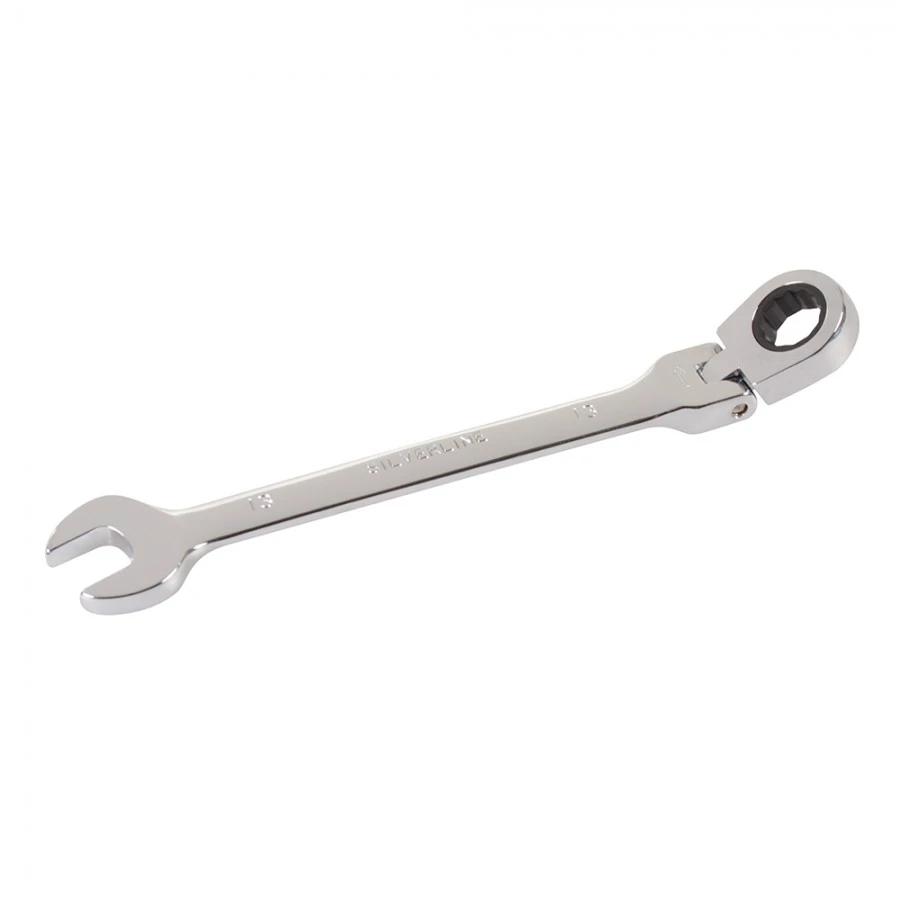 Silverline Flexible Head Ratchet Spanner 13mm 3 Silverline Flexible Head Ratchet Spanner 13mm