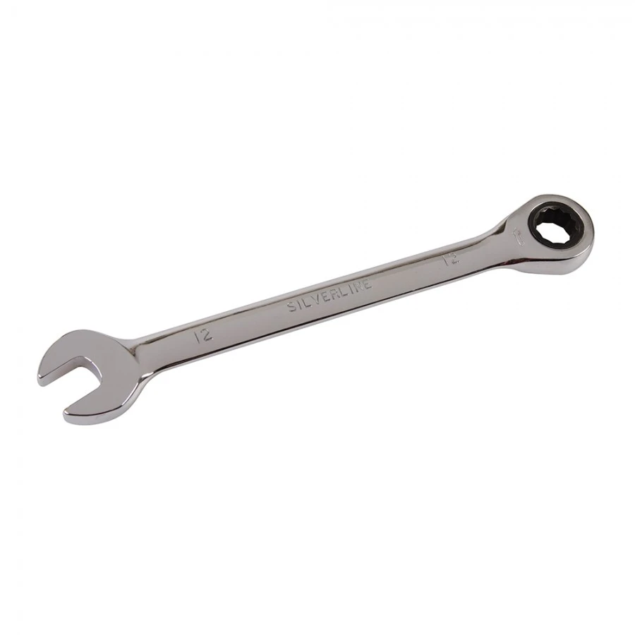 Silverline Fixed Head Ratchet Spanner 12mm 3 Silverline Fixed Head Ratchet Spanner 12mm