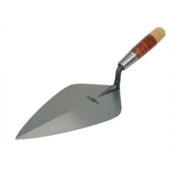 Marshalltown 34L 12in Brick Trowel Wide London - Leather Handle