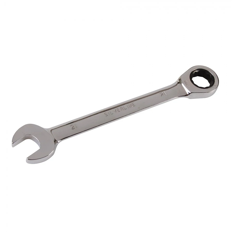 Silverline Fixed Head Ratchet Spanner 21mm 3 Silverline Fixed Head Ratchet Spanner 21mm