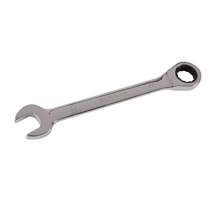 Silverline Fixed Head Ratchet Spanner 22mm 3 Silverline Fixed Head Ratchet Spanner 22mm