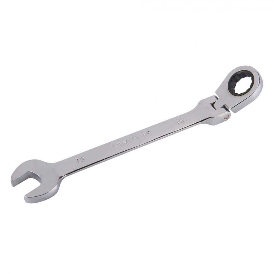 Silverline Flexible Head Ratchet Spanner 19mm 3 Silverline Flexible Head Ratchet Spanner 19mm
