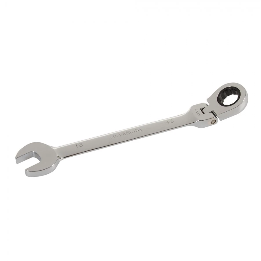 Silverline Flexible Head Ratchet Spanner 16mm 3 Silverline Flexible Head Ratchet Spanner 16mm