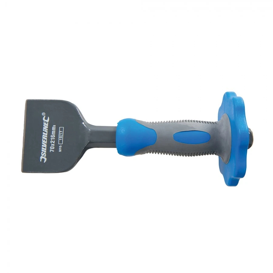 Silverline Bolster Chisel With Guard 70 X 216mm - 781710 3 Silverline Bolster Chisel With Guard 70 X 216mm - 781710