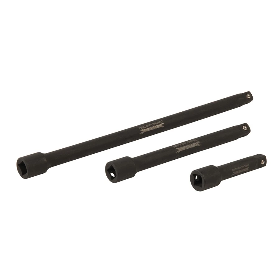 Silverline Impact Extension Bar Set 3pce 75, 150 & 250mm - 907265 4 Silverline Impact Extension Bar Set 3pce 75, 150 & 250mm - 907265 - Image 2