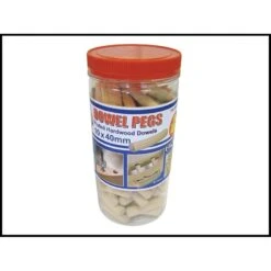 Faithfull Wood Dowels Fluted 30 X 6mm (Tub 100)