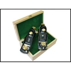 Faithfull 9.1/2 & 60.1/2 Block Planes In Wooden Box
