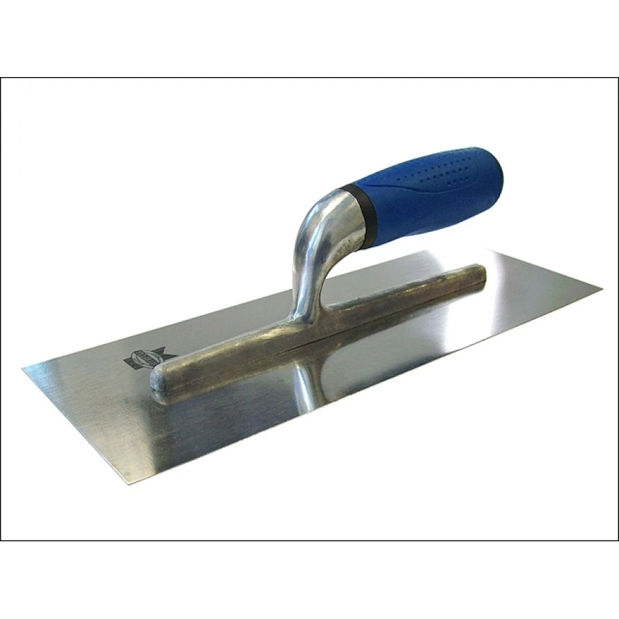 Faithfull Plasterers Trowel Stainless Steel Soft Grip 13 X 5In 3 Faithfull Plasterers Trowel Stainless Steel Soft Grip 13 X 5In