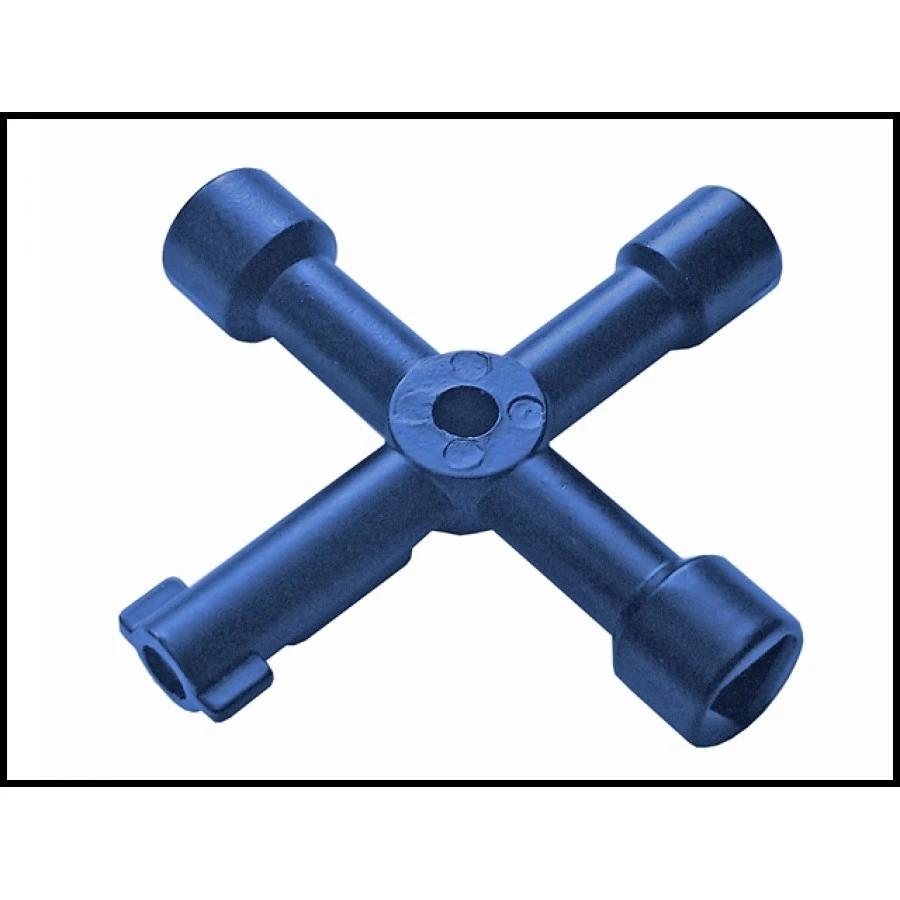 Faithfull 4-Way Services Utility Meter Key 3 Faithfull 4-Way Services Utility Meter Key