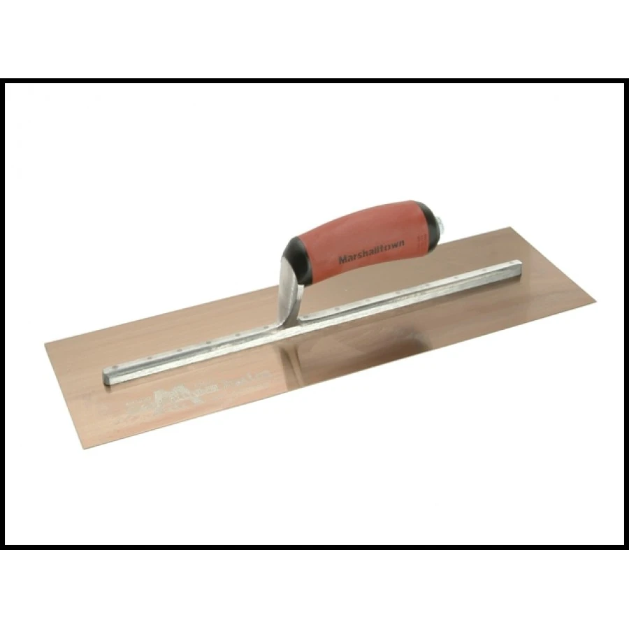 Marshalltown MXS165GD Gold Plasterers Trowel 16in X 5in 3 Marshalltown MXS165GD Gold Plasterers Trowel 16in X 5in