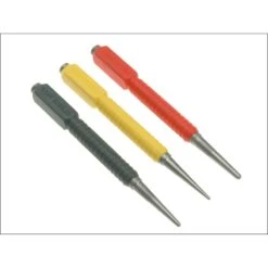 Stanley Dynagrip Nail Punch - Set Of 3 0-58-930