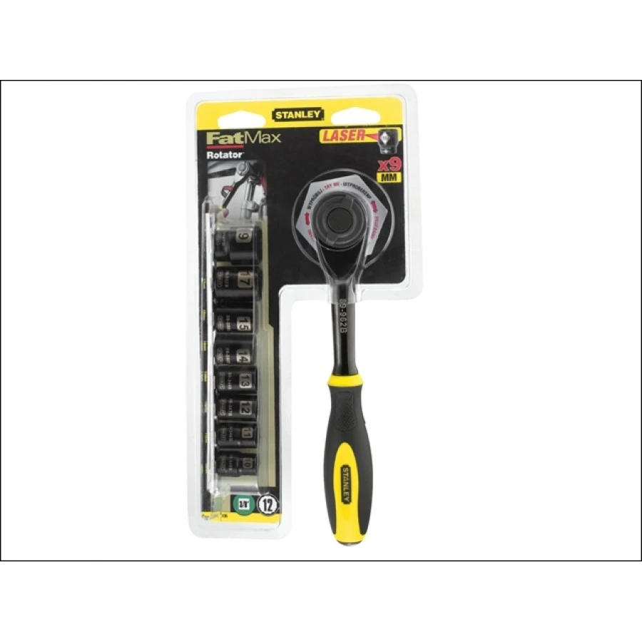 Stanley FatMax Rotator Socket Set 11pc 1/4 Drive 0-94-607 3 Stanley FatMax Rotator Socket Set 11pc 1/4 Drive 0-94-607