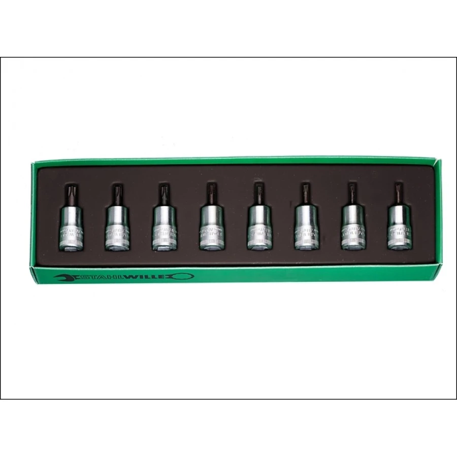 Stahlwille Torx Bit Socket 3/8in Drive Set (8) 3 Stahlwille Torx Bit Socket 3/8in Drive Set (8)