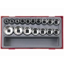Teng TT1217-6 17 Piece Metric 6p Socket Set 1/2 Drive