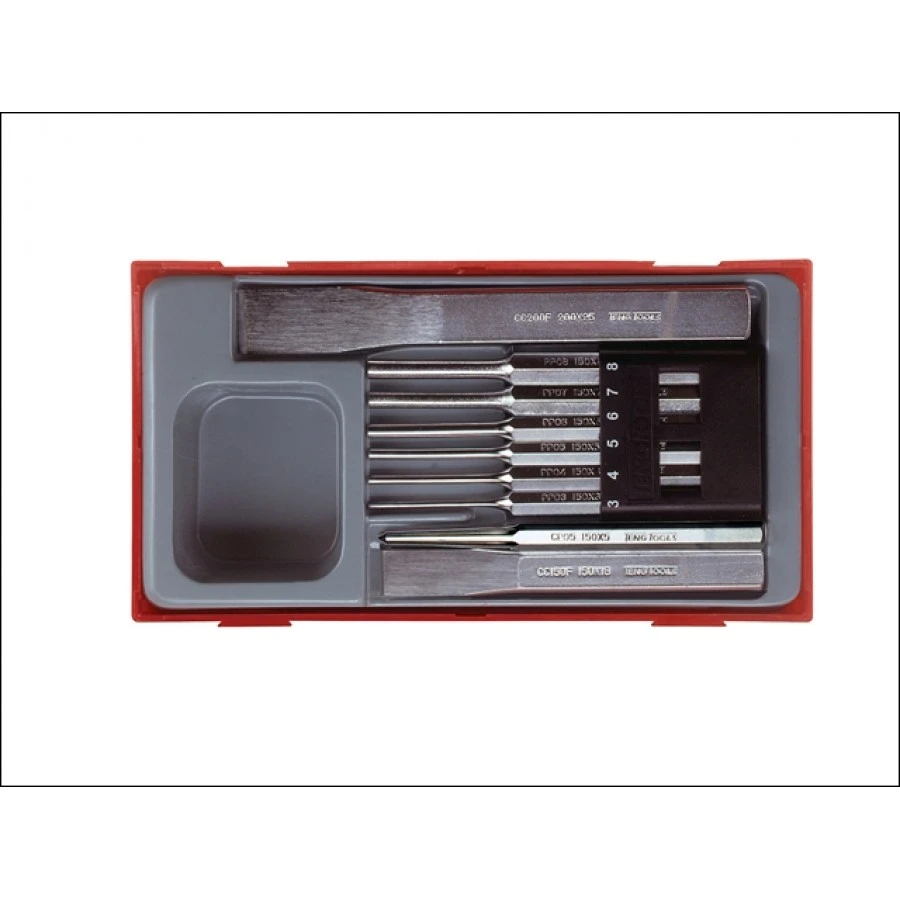 Teng TTPC09 Punch & Chisel Set 3 Teng TTPC09 Punch & Chisel Set